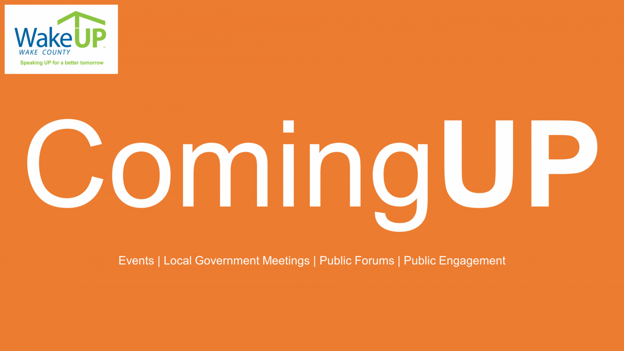 ComingUP: More Raleigh City Council Candidate Forums, a Series on Gentrification, and Fare Free Transit on Election Day