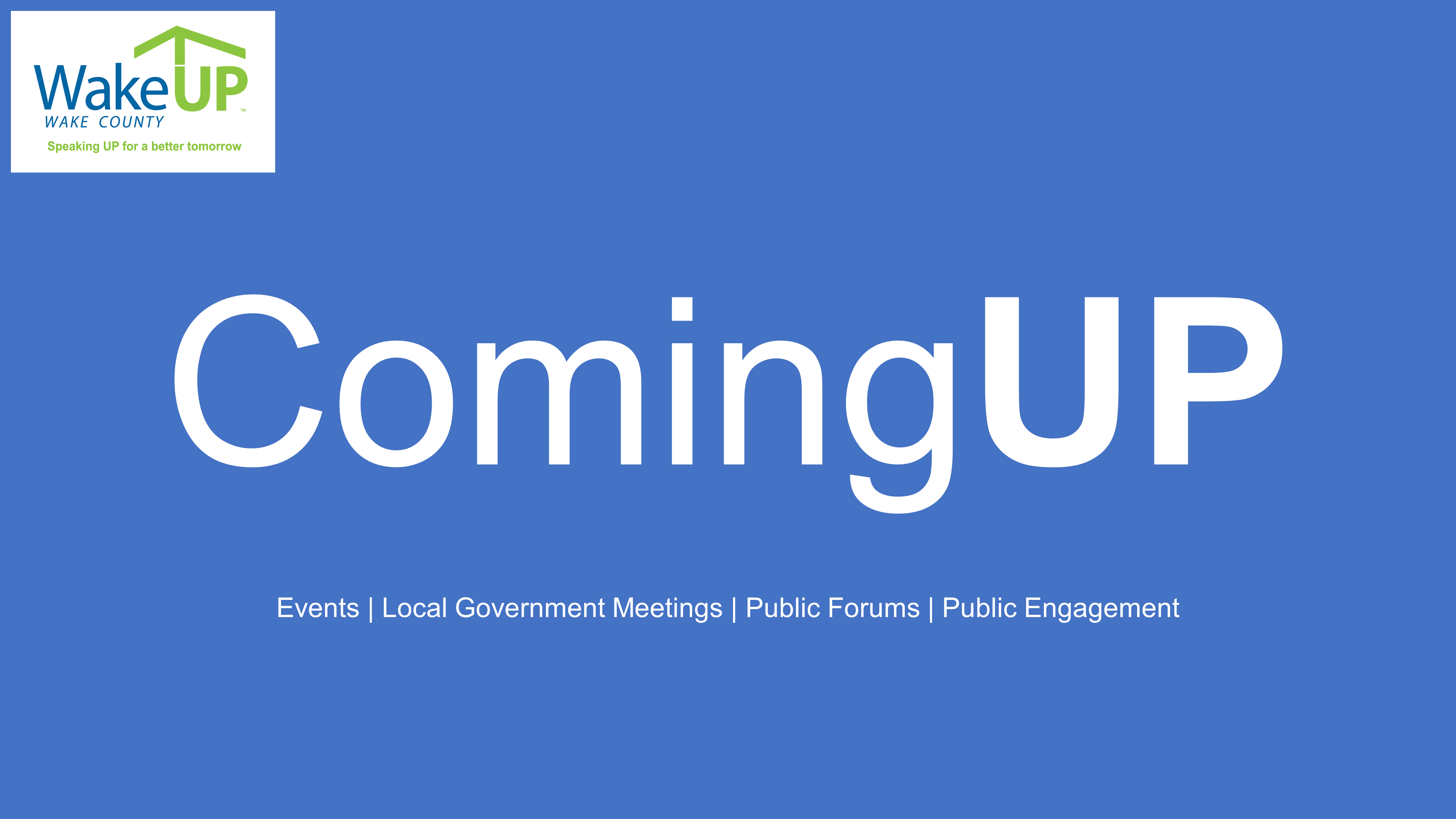 ComingUP: Raleigh City Council Returns from Summer Recess with Updates on BRT and the Affordable Housing Bond Referendum